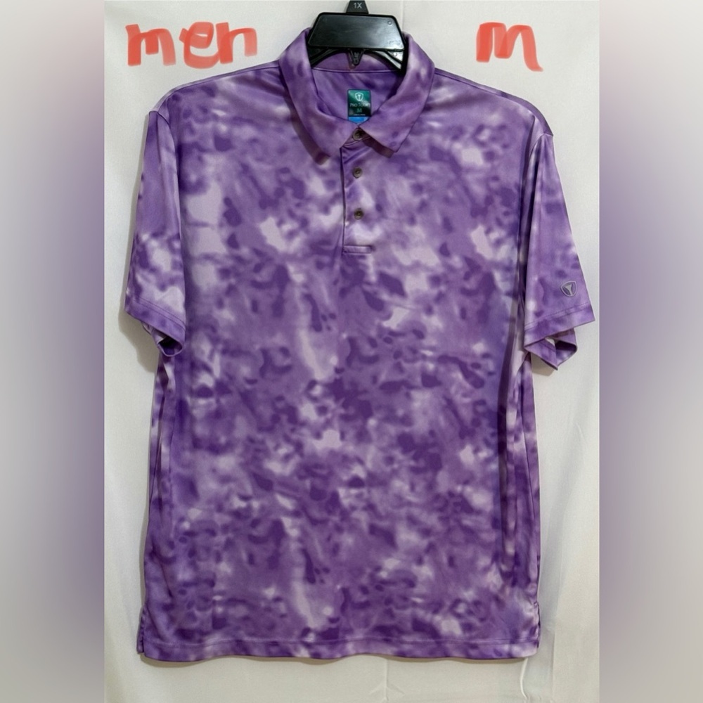 Purple Tie-Dye Men's Shirt
